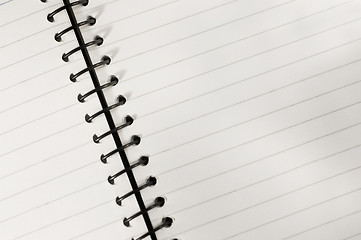 Image showing Spiral notebook