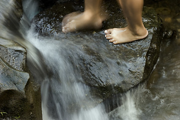 Image showing Boy in River