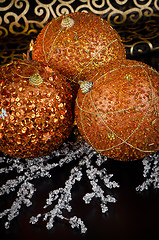 Image showing Christmas ball baubles