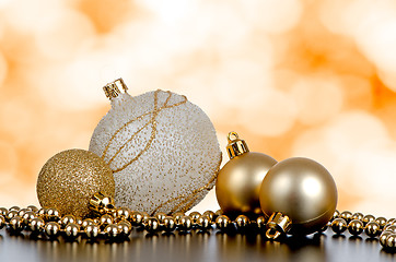 Image showing Christmas ball baubles