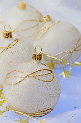 Image showing Christmas ball baubles