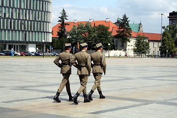 Image showing Changing guards