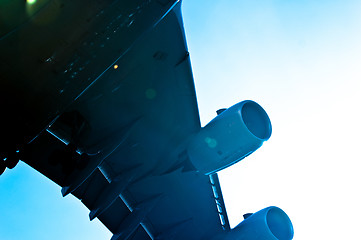 Image showing Wings of an Airbus