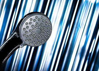 Image showing Shower and a futuristic background