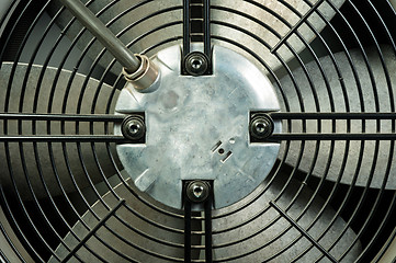 Image showing Closeup of an air conditioner