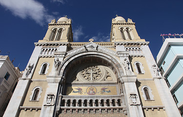 Image showing The Cathedral of St Vincent de Paul, Tunis