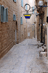 Image showing Narrow Street in Jaffa