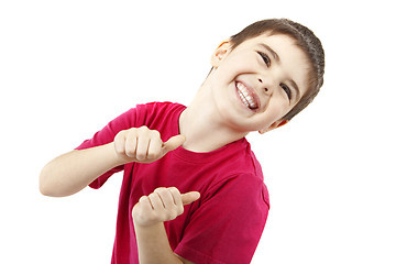 Image showing Boy on a white background