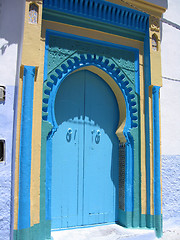 Image showing Blue door #2