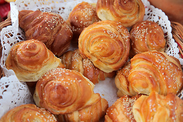 Image showing Fresh bread rolls