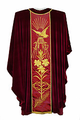 Image showing Golden embroidered Church vestments
