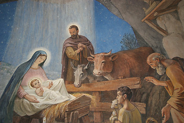 Image showing Nativity scene