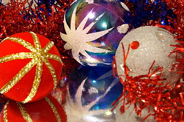 Image showing decorations for a christmas tree