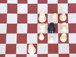 Image showing loss of black king