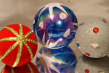 Image showing decorations for a christmas tree