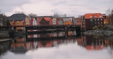 Image showing Trondheim in autumn