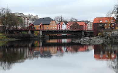Image showing Trondheim in autumn