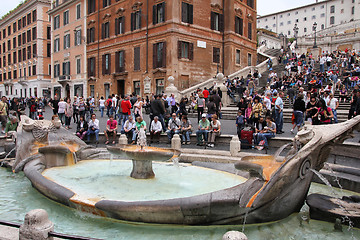 Image showing Spanish Square, Rome