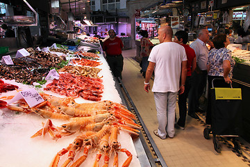 Image showing Seafood market