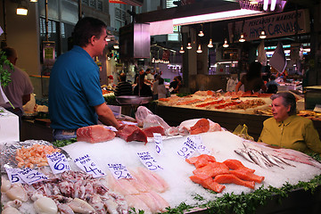 Image showing Seafood market