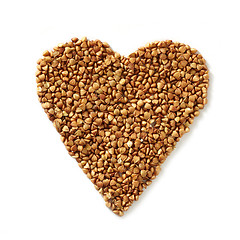 Image showing buckwheat heart