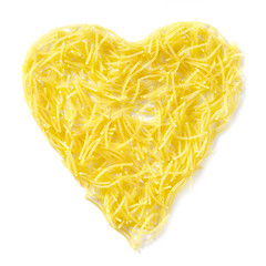Image showing macaroni heart