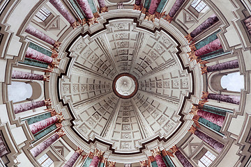 Image showing Fresco on the ceiling of the church