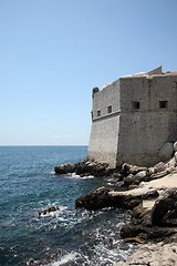 Image showing Dubrovnik city walls