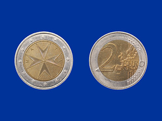 Image showing Euro coin from Malta