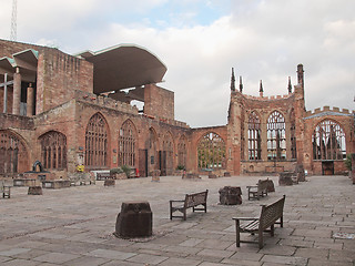 Image showing Coventry Cathedral ruins