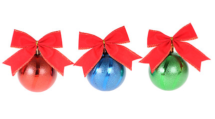 Image showing three christmas decorations