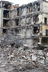 Image showing Demolished house
