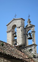 Image showing Bell tower in the Sibenik, Croatia