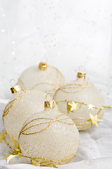 Image showing Christmas ball baubles