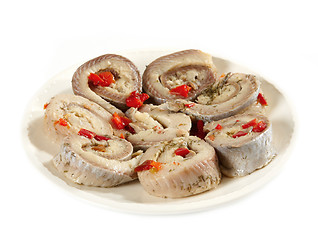 Image showing herring rolls