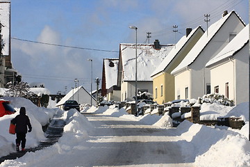 Image showing wintry street