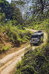 Image showing Jeep on Dirt Road