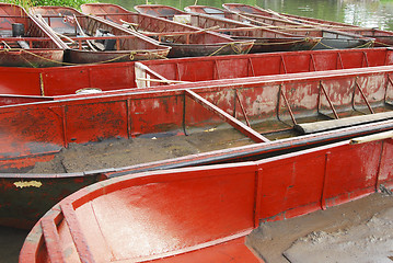 Image showing Red Boats