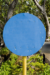 Image showing Blue Signage