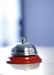 Image showing Close up photo of a bell 