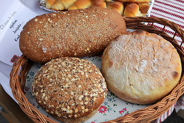 Image showing Variety of bread