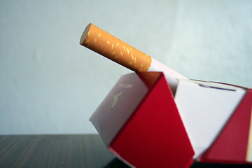 Image showing cigarette in box