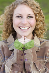 Image showing Pretty Young Smiling Woman Portrait