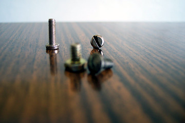 Image showing four screws