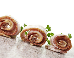 Image showing Raw Bacon