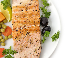 Image showing Grilled Salmon Fillet