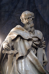 Image showing Statue of apostle St Paul