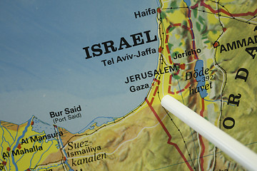 Image showing Israel map