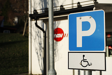 Image showing Disabled parking