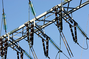 Image showing High voltage mast